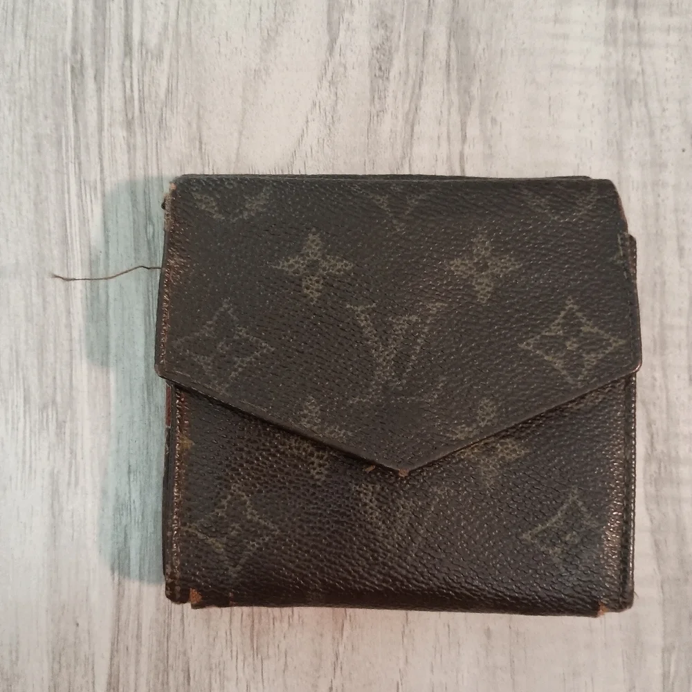 Louis Vuitton W Hook Wallet Monogram Monogram Canvas Authentic
